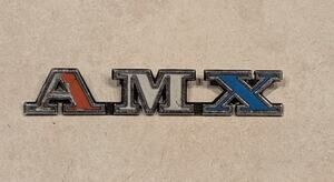 AMC AMX dash number #3639492 Chrome And Tri-color badge emblem 1968 To 1970